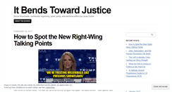 Desktop Screenshot of itbendstowardjustice.com